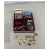 Cuff Links, Bracelet, Tie Clips, Pins & More