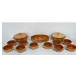 Italian Piral Albisola Terrcotta 2-Soup Tureens