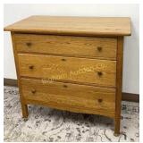 VTG Oak 3 Drawer Dressers