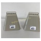 Spee-Co 5" x 5" Tall Cow Bells 2 Pc Lot