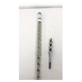 Greenlee 5/8" x 18" Auger Bit, Irwin 3/4" x 7"
