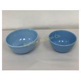 VTG Pyrex Mixing Bowls Delphite Bluebell c. 1960