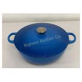 Le Creuset Blue Enamel Cast Iron 10ï¿½" Dutch Oven