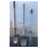 Shovel, Expandable Rake 3 Pc Lot