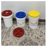 5 Gallon Buckets w/ Screen Lids *Not Food Grade