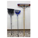 Harper 24" Push Broom, Brooms w/ Dust Pans