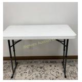 LifeTime 4 Ft Folding Table Adjustable Height