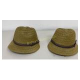 Duluth Trading Straw Hats 2 Pc Lot