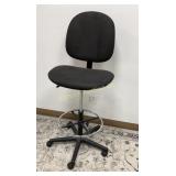 Office Stool w/ Pneumatic w/ Raise & Lower 5 Wheel