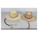 Double S Size 7 Straw Hat Size 7 1/8 Straw Hat