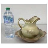 Frankoma Small Pitcher & Bowl F30A & 30 B