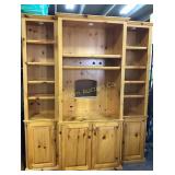 Wooden Shelf Unit w/ 14 Adjustable Shelves