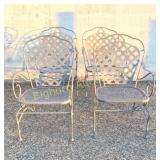 Outdoor Patio Spring Rocking Chair Set 4 Pc Lot