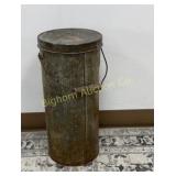 VTG Cream Milk Can w/ Lid