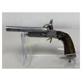 Antique Pinfire .44 Caliber Double Barrel Pistol