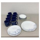 Corelle Vitrelle Series Dinnerware Set w/ Corelle