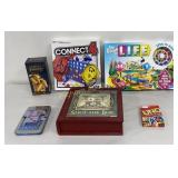 Family Games, Connect-4, Life, Uno,