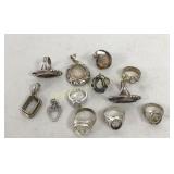 Sterling Silver Rings & Pendants Without Stones