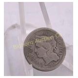 1866 Nickel Three Cent Piece