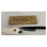 Coolina Chef Knife w-7 1/4"High Carbon Steel Blade