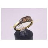 Ring Size 7.25 Diamonds 925 Silver