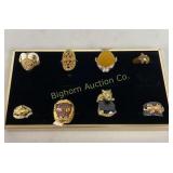 Ring Assortment Various Sizes/ Styles 8 Pc Lot