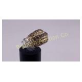 Ring 7.25 Diamonds 925 Silver