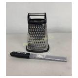 ZULAY Kitchen Grater, Micro Plane 2 Pc Lot