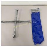 14" Stowable Four-Way Lug Wrench