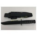 Ka-Bar Fighter Tactical Knife #1269, 8" 1095 Clip