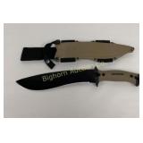 Kershaw Camp 10 Tan Machete w/ Sheath, 10" Full