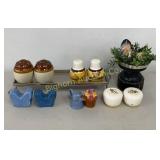 Salt & Pepper Shakers & Decor Various Styles