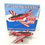 P-51D Mustang Airplane Bank 1995 Red Crown