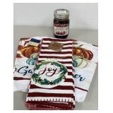 F&L Creations Cherry Apricot Jam & Kitchen Towels