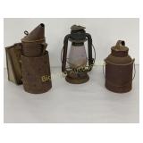 VTG Item: Bee Smoker, 8" Milk Can Liberty Cold