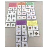 Proof Quarter Dime Nickel Penny, 8 -BU Dimes