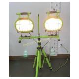 Commercial Electric Halogen Work Lights on Tripod