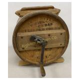 Antique New Style White Cedar 3 Gallon Cylinder