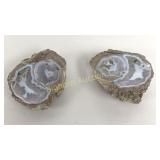 Sliced Geode Each Half Approx 4" x 3ï¿½"