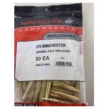 New Winchester 270 Win Unprimed Rifle Shell Cases