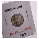 1917 Mercury Silver Dime
