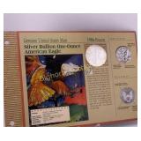 1998 Silver Eagle One Troy Ounce Fine Silver