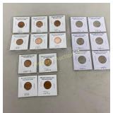 BU Wheat Cents, Lincoln Cents, Jefferson Nickels