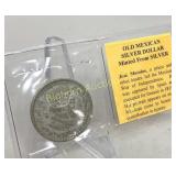 1959 Mexican Silver Dollar