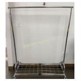 Heavy Duty Chrome Rolling  Garment Clothes Rack