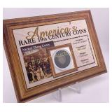 1865 Nickel Three Cent Piece in Display