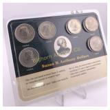 Susan B Anthony Dollar Mint Mark Sets 1979-1980