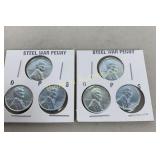 Steel War Penny Mint Mark Sets P,D & S Mints