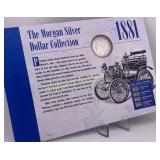 1881-O Morgan Silver Dollar in Display