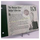 1879-S Morgan Silver Dollar in Display